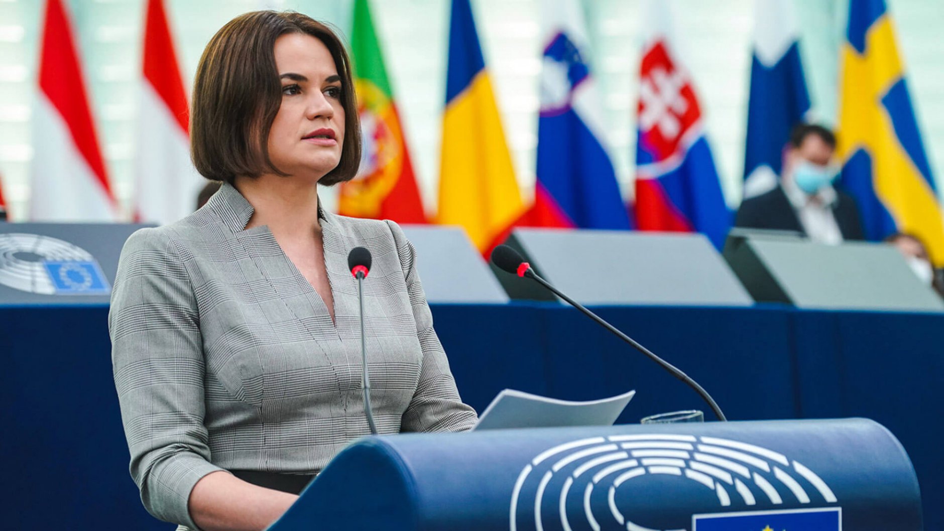 Выступление Светланы Тихановской в европарламенте